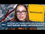 BOCHUM: Taubes Mädchen niedergeschossen! Lebensgefahr! Notwehr der Polizei wird untersucht