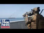 US shoots HELLFIRE MISSILES at ship trying to breach Iran blockade