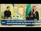 PUTINS KRIEG: USA und Ukraine verhandeln über erste Waffenruhe in Saudi-Arabien