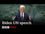 President Biden says 'full-scale war not in anyone's interest' | BBC News