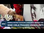 ALEXEJ NAWALNY: Russlands rotes Tuch! Todestag des russischen Oppositionsführer | Gedenken in Berlin