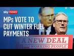 MPs vote to cut winter fuel payments