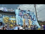 Torcedores apoiam Messi com mural em Dallas | AFP