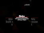 Moment LIGHTNING bolt rips through house setting it alight