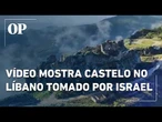 Veja imagens aéreas do Castelo de Beaufort, capturado por Israel em nova ofensiva contra o Hezbollah