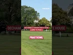 Bryson DeChambeau plays par three on converted White House lawn #shorts #trump #golf #whitehouse