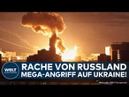 PUTINS KRIEG: Rache von Russland an Ukraine! Hagel von Drohnen und Raketen treffen Kiew!