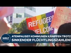 FLÜCHTLINGSKRISE IN DEUTSCHLAND: Städtebund sieht „Atempause“ – Städtetag warnt vor Dauerlast!