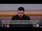 Zelensky: Occupazione russa della Crimea danno globale