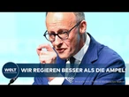 KANZLER MERZ MAHNT: Menschen erwarten, dass in Deutschland besser regiert wird | WELT Dokument