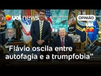Flávio Bolsonaro oscila entre autofagia de Michelle Bolsonaro e trumpfobia | Josias de Souza