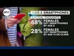 New report on mental health risks for kids using phones before age 13
