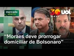 Professor acredita que Moraes deve prorrogar domiciliar de Bolsonaro até depois das eleições