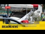 Live from France as 11 people killed following skydiving plane crash