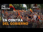 40.000 PERSONAS se MANIFIESTAN en el CENTRO de MADRID EXIGIENDO la DIMISIÓN de PEDRO SÁNCHEZ | RTVE