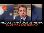 Nikolas chama Lula de "merda" por não se solidarizar com policiais mortos