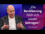 Gregor Gysi & Karl-Theodor zu Guttenberg über Ukraine, Aufrüstung und Sondervermögen | maischberger