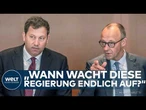 DEUTSCHLAND IN DER KRISE: Streit um Reformen! "Regierung muss den Karren aus dem Dreck ziehen!"