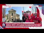 Protest "Stop zalewaniu Polski migrantami przez Niemcy"