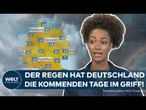 WETTER IN DEUTSCHLAND: Kühler Start in die Woche! Regenschauer und regionaler Frost