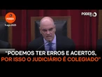 Moraes: “Podemos ter erros e acertos, por isso o Judiciário é colegiado”