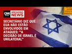 EUA não têm envolvimento em ataque de Israel ao Irã, diz Marco Rubio | CNN PRIME TIME