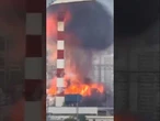 Chińscy turyści nagrali potężny wybuch rafinerii w Moskwie. „Najlepsze ujęcie!”