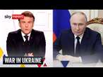 Russia threatens all of Europe, Macron tells France | The World with Gillian Joseph