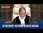 'Historic' International Court of Justice climate change ruling
