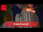 Kiew brennt! Putin fliegt eine der heftigsten Angriffswellen