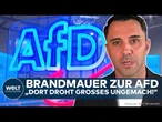 DEUTSCHLAND: Brandmauer zur AfD! CDU-Präsidium diskutiert über Strategie - Merz macht Ansage