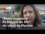 Manifestação contra Castro: 'Maior massacre da história', diz viúva de Marielle sobre operação no RJ