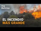 Incendio Zaragoza | Quemadas al menos 12.000 hectáreas en las Cinco Villas | RTVE Noticias