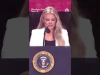 Charlie Kirk's wife speaks at his memorial about the gunman accused of taking her husband's life