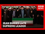 US and Iran trade attacks as Iran's late supreme leader Ayatollah Ali Khamenei is buried | BBC News