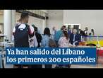 Ya han salido del Líbano los primeros 200 españoles evacuados