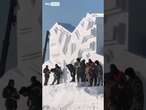 China's giant snow sculptures