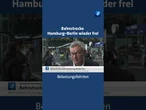 Die Bahnstrecke zwischen #Hamburg und #Berlin ist wieder frei. #tagesschau #nachrichten #news #bahn