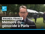 Rwanda-France : un mémorial pour les victimes du génocide inaugurée à Paris • FRANCE 24