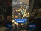 Heavy snow causes congestion in subway