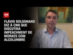 Devo conversar com Alcolumbre sobre impeachment de Moraes, diz Flávio Bolsonaro à CNN | BASTIDORES