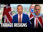 A real bombshell! Nigel Farage resigns as MP for Clacton-on-Sea