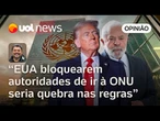 EUA negarem visto a autoridades que vão para a ONU geraria um incidente internacional | Sakamoto