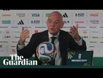 Fifa president tells fans to 'chill' after Somali referee denied US entry