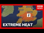 What is a red heat warning and where will it hit in the UK? | BBC News