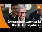 Gates beschuldigt Epstein der Erpressung