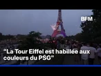 La Tour Eiffel s'illumine aux couleurs du PSG après sa victoire face à Arsenal