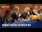 Spotlight is on Ukraine as world leaders gather at the G20 summit in Rio