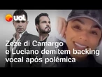 Backing vocal de Zezé di Camargo e Luciano é demitida após ela comparar comida nordestina a lavagem