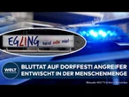 SCHOCK IN EGLING: Plötzlicher Messerangriff auf Dorffest! 16-Jähriger verletzt! Täter noch flüchtig